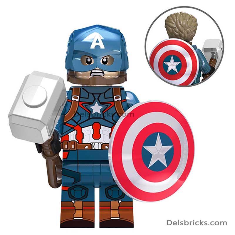 Captain America Avengers Lego Minifigures Custom Toys