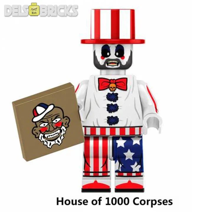 Captain Spaulding House of 1000 Corpses Lego Minifigures Custom Horror Toys