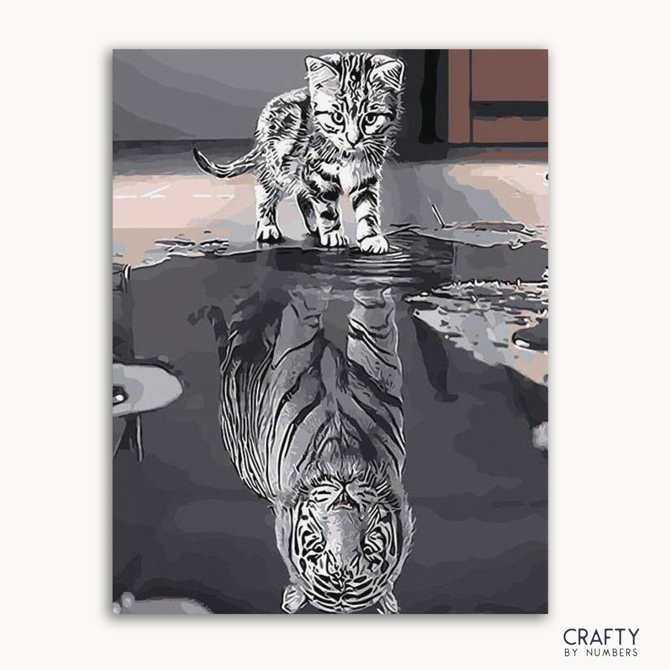 Cat & Tiger Reflection