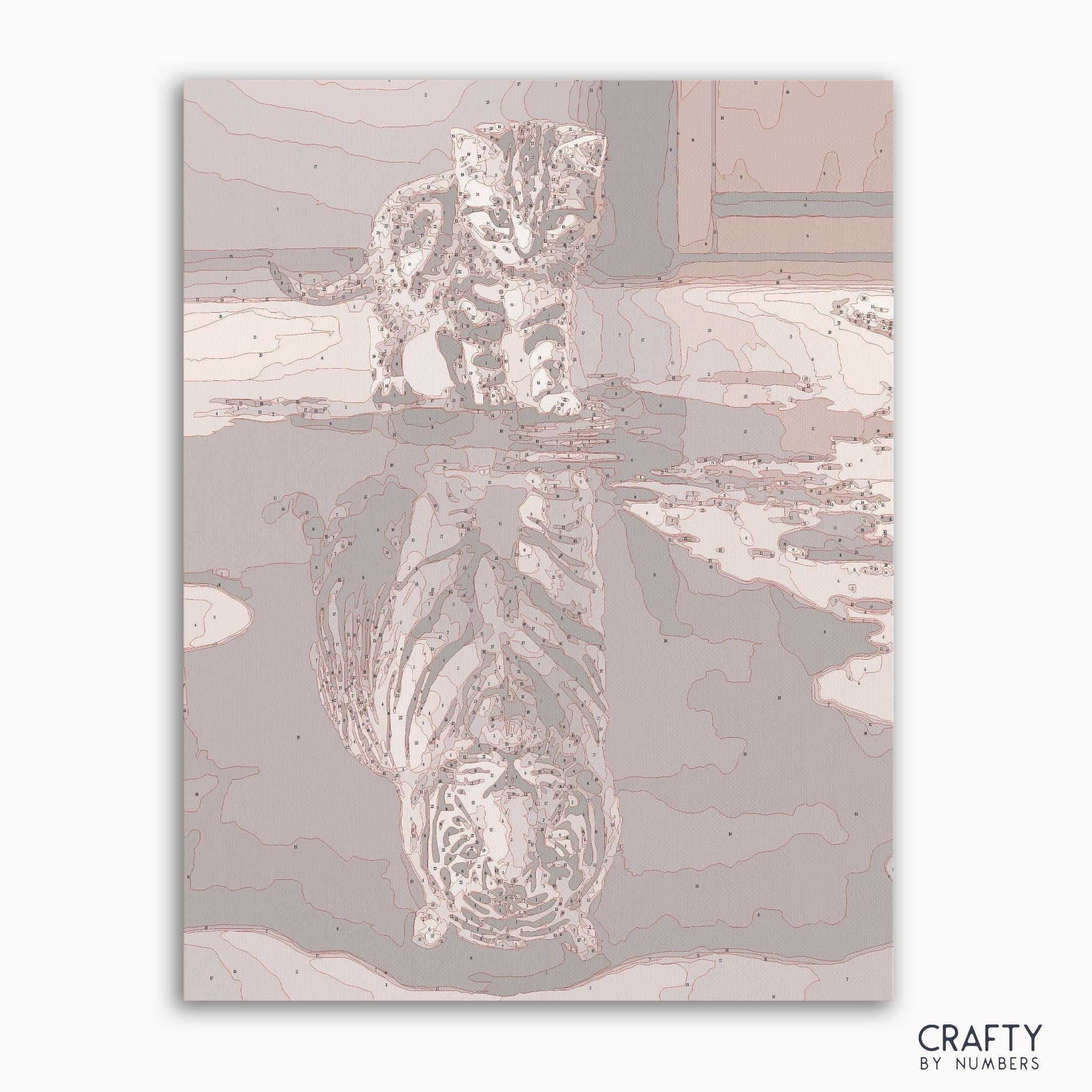Cat & Tiger Reflection