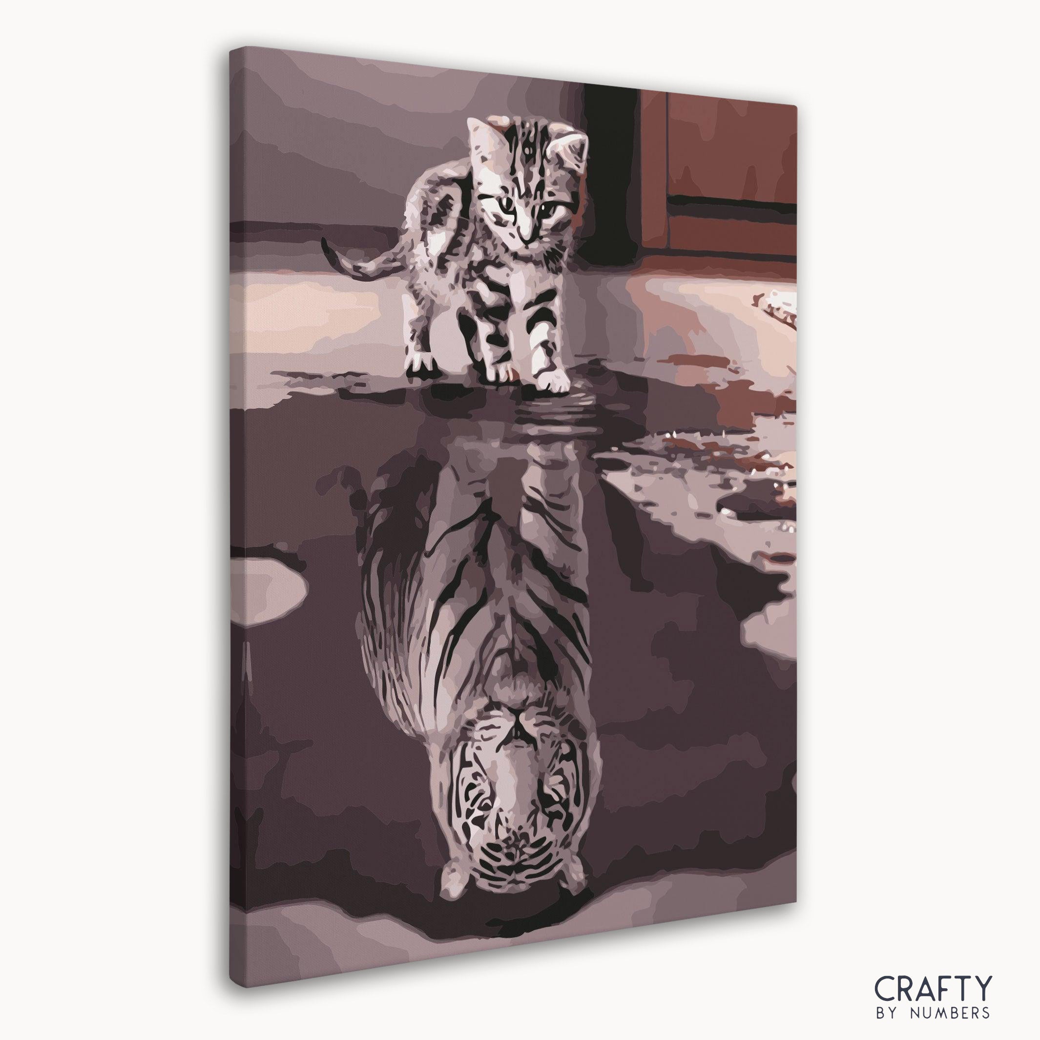 Cat & Tiger Reflection