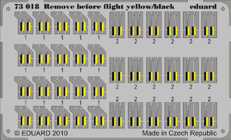 Eduard 73018 1/72 Aircraft- Remove Before Flight Yellow/Black (Painted)