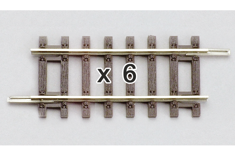 Piko 55205 HO Scale Straight Track 62 mm Order 6x