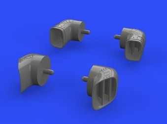 Eduard 648267 1/48 Aircraft- Harrier GR Mk 7/9 Exhaust Nozzles for EDU & HSG (Resin)