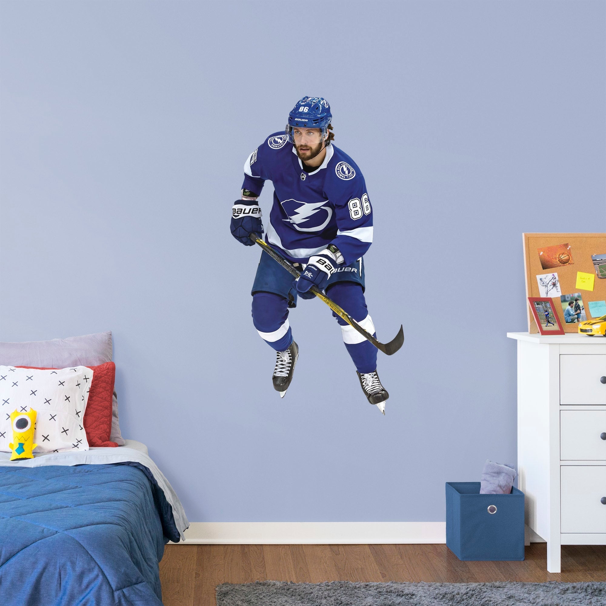 Nikita Kucherov - RealBig Collection - Official NHL - Tampa Bay Lightning - Reusable Vinyl Wall Decals #1