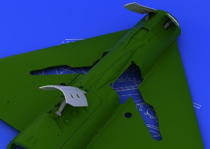 Eduard 648064 1/48 Aircraft- MiG21 Late Airbrakes for EDU (Resin)
