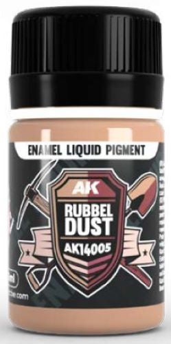 AK Interactive 14005 Rubbel Dust Liquid Pigment Enamel 35ml Bottle