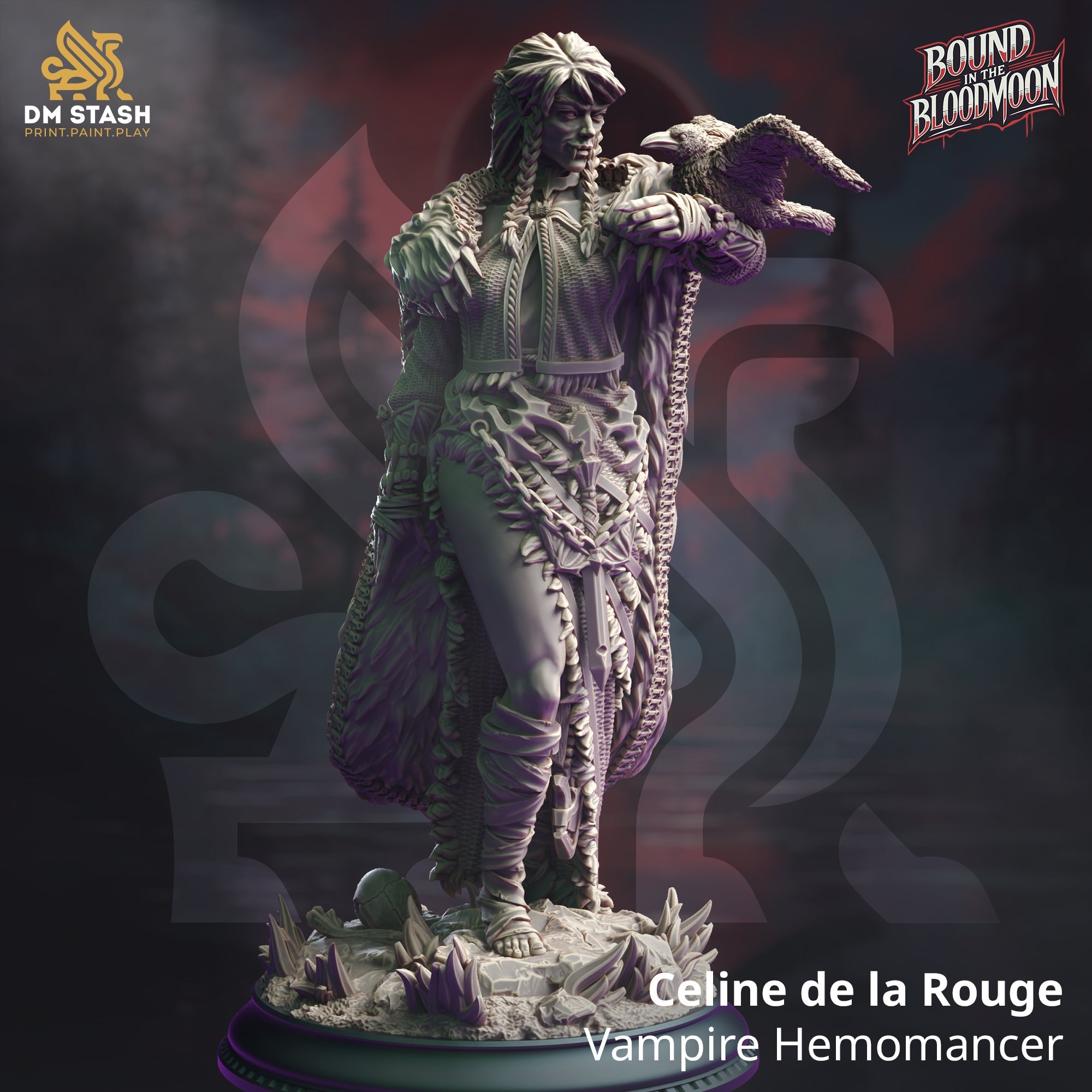 Celine de la Rouge (Female Vampire Druid)