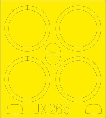 Eduard JX265 1/32 Mask Aircraft- Fokker Dr I for MGK