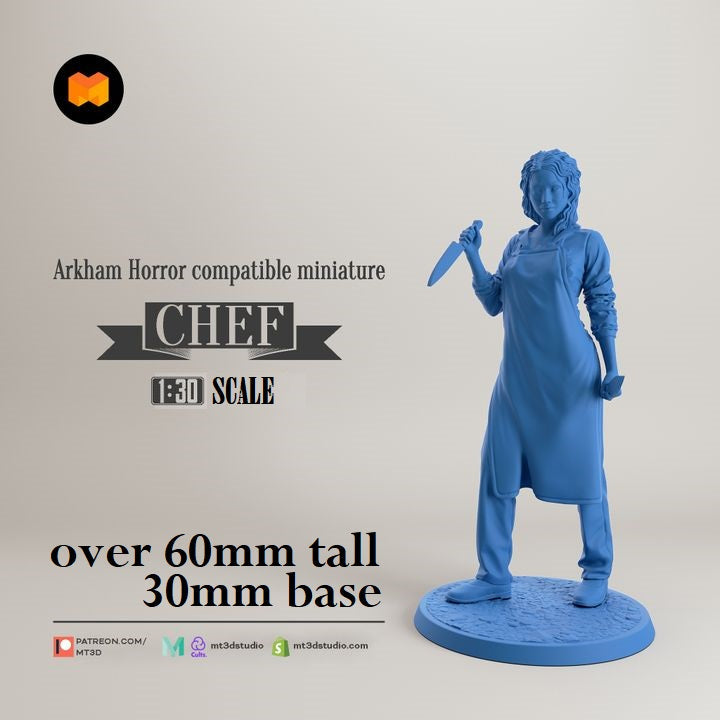 Arkham Compatible Investigator: The Chef (Zoey Samaras)