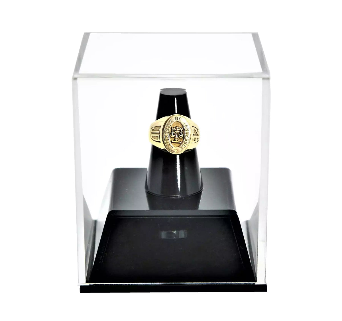 Clear Acrylic Championship School Ring Display Case