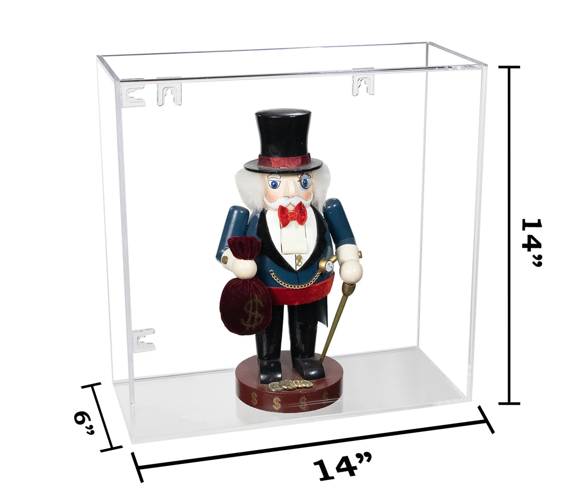Versatile Acrylic Display Case with Slide Back and Size Options
