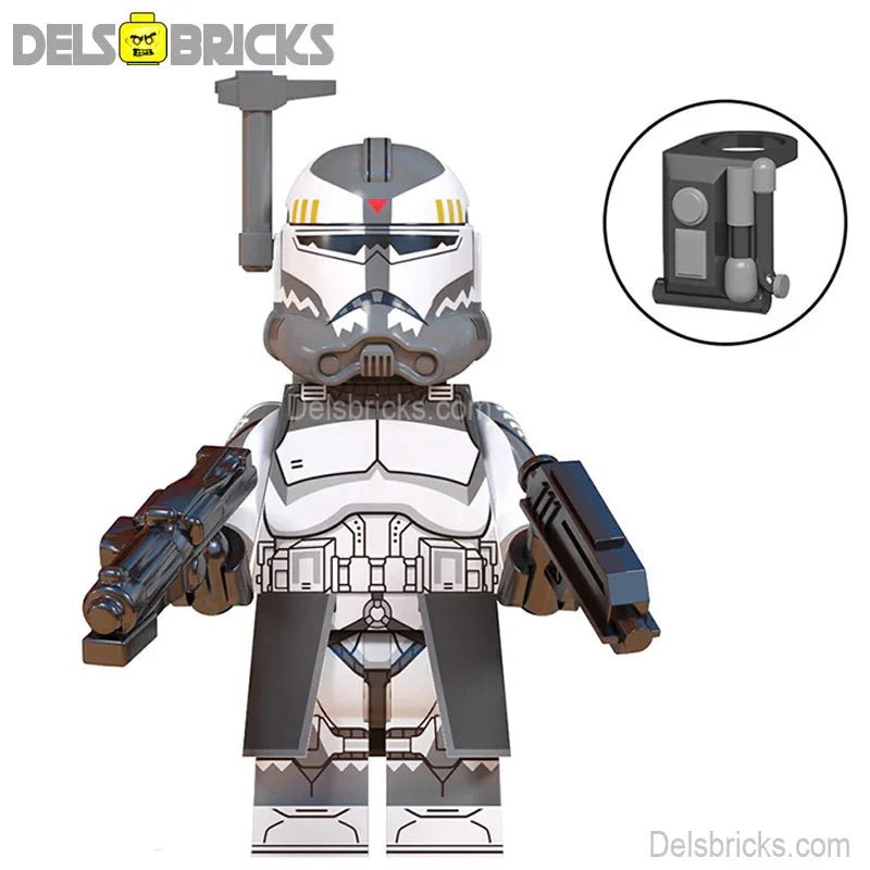 Commander Wolffe Clone trooper Lego Star Wars Minifigures Custom Toys 1
