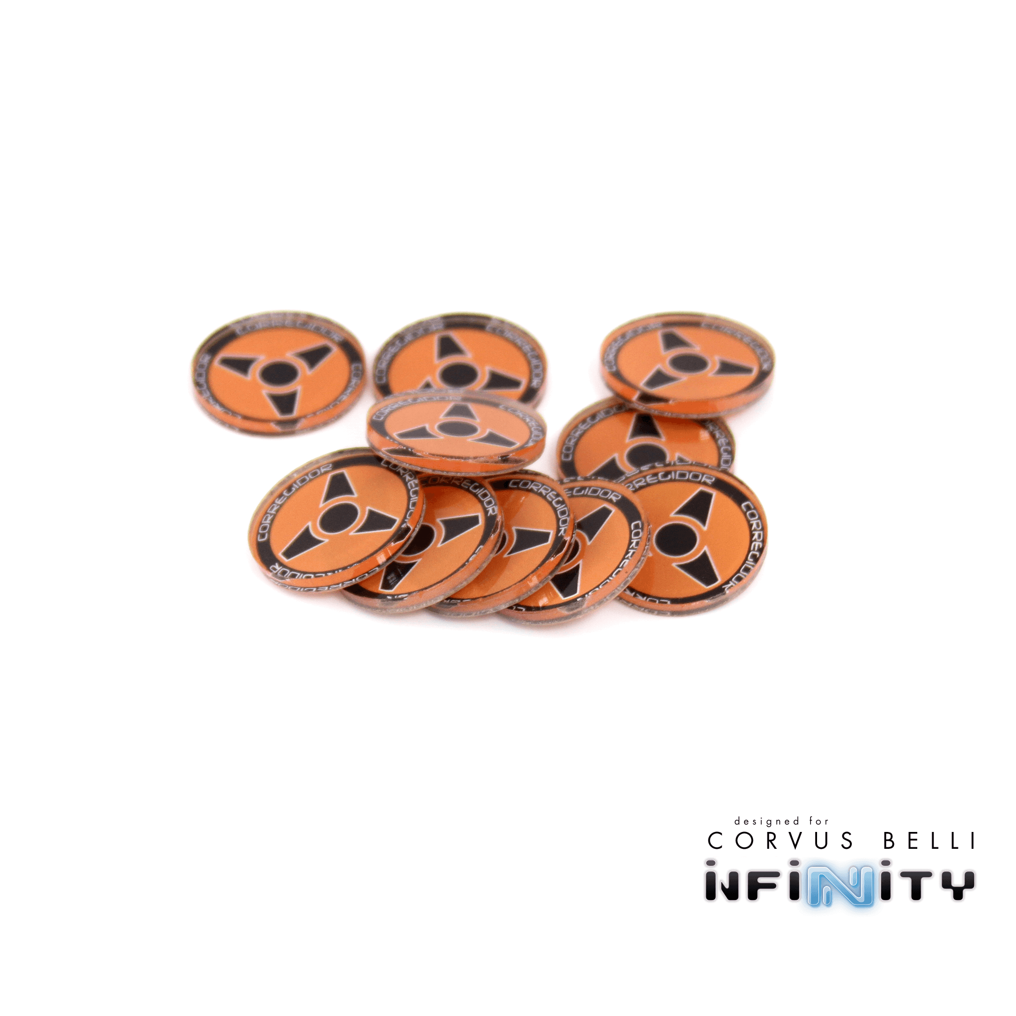 Full Color Infinity Faction Markers, 25mm (Bag of 10)