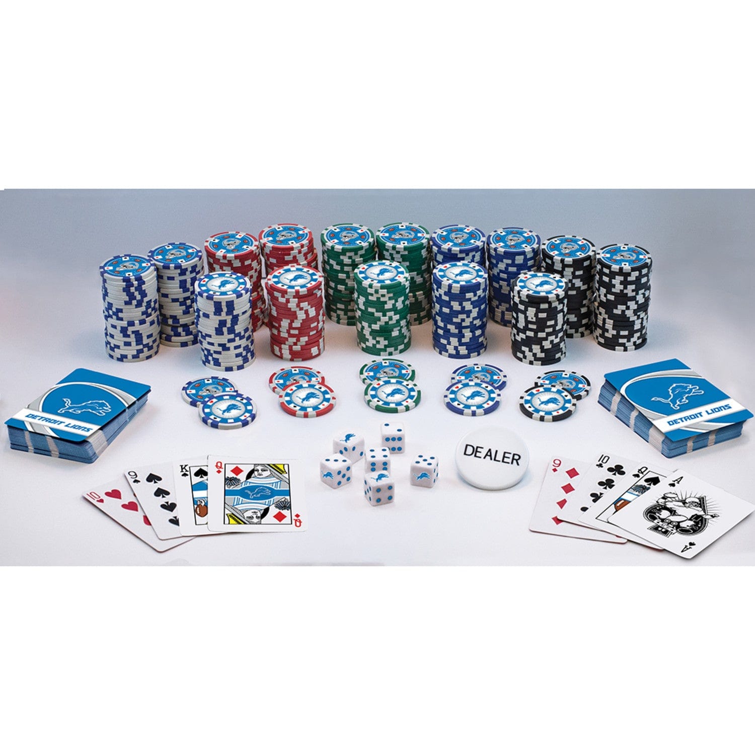 Detroit Lions 300 Piece Poker Set
