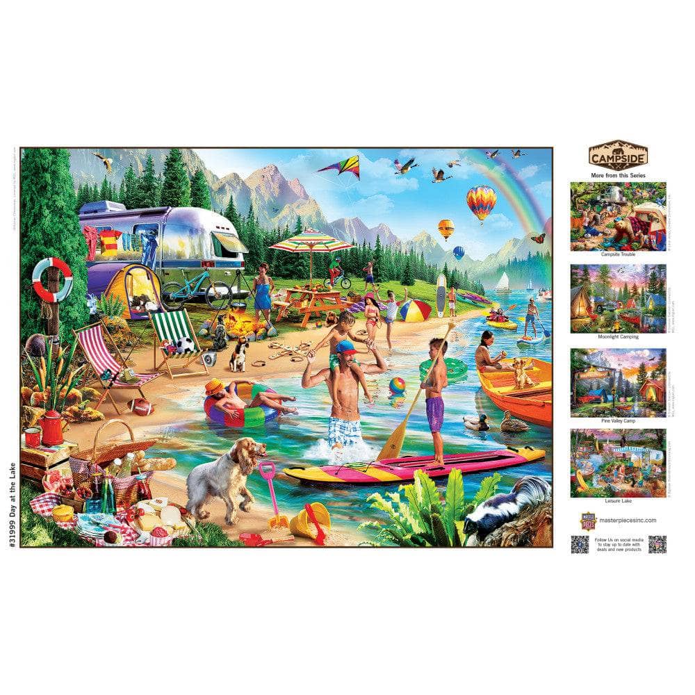 Campside - Day at the Lake 300 Piece EZ Grip Jigsaw Puzzle