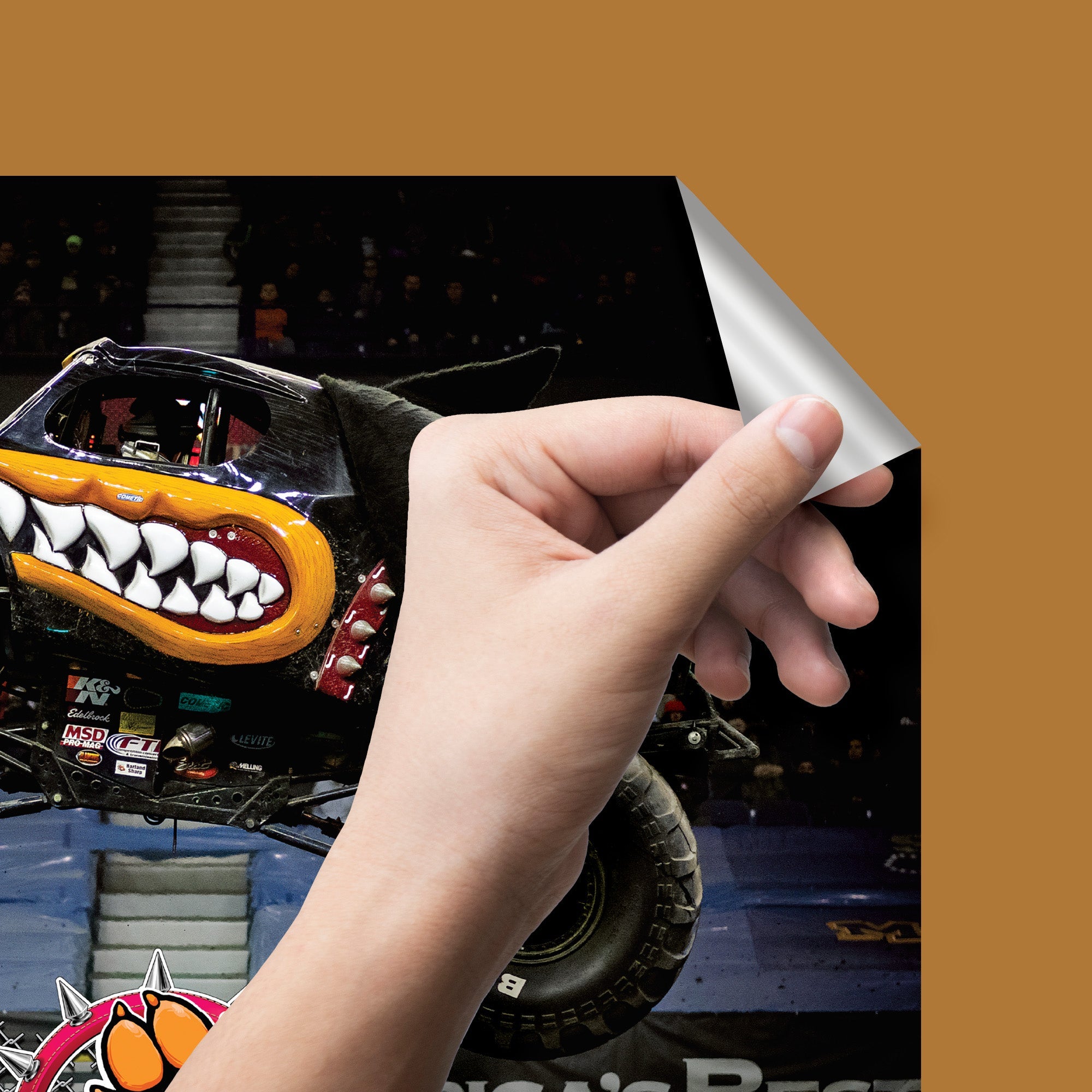 Monster Mutt Rottweiler - RealBig Collection - Official Monster Jam - Reusable Vinyl Wall Decals