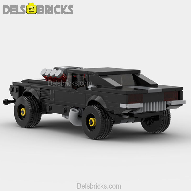 Cyberpunk Dodge Charger Muscle Custom Lego cars Minifigures  Building Block Toys