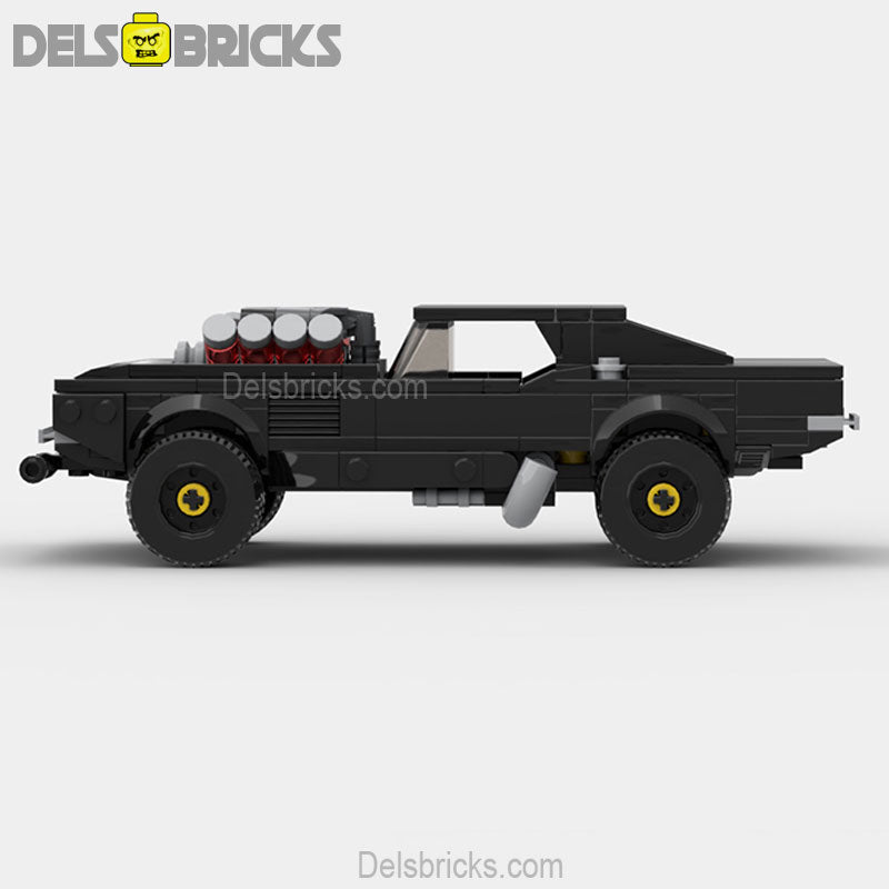 Cyberpunk Dodge Charger Muscle Custom Lego cars Minifigures  Building Block Toys