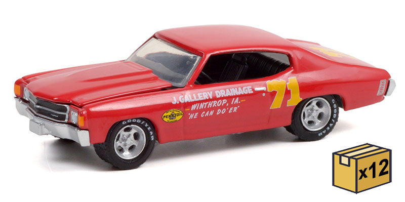 Greenlight 30315-CASE 1/64 Scale Doc Mayner'S 1972 Chevrolet Chevelle #71