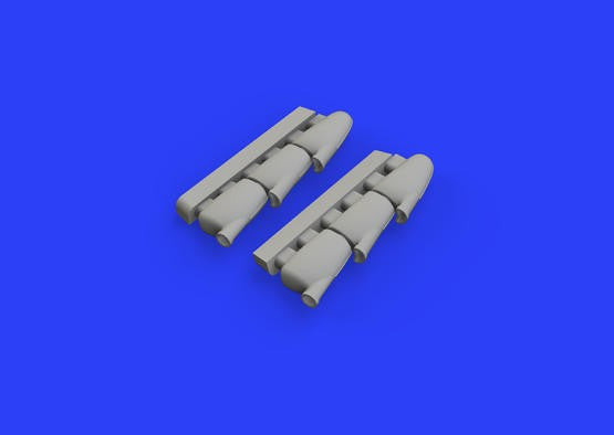 Eduard 648456 1/48 Aircraft- Spitfire Mk I Exhaust Stacks for TAM (Resin)
