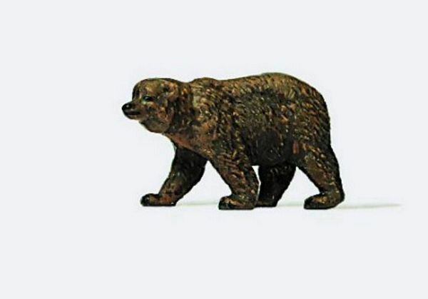 Preiser 29512 HO Scale Animal -- Brown Bear