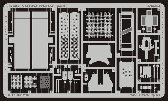 Eduard 35535 1/35 Armor- VAB 4x4 Exterior for HLR