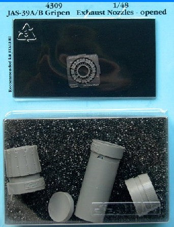 Aires 4309 1/48 JAS39A/B Gripen Exhaust Nozzles Opened For ITA