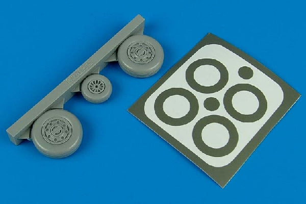 Aires 4414 1/48 F105 Wheels & Paint Masks For TSM