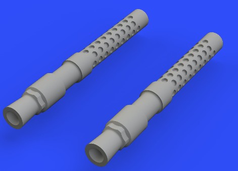 Eduard 648401 1/48 Aircraft- Bf109G6 Gun Barrels for TAM (Resin)