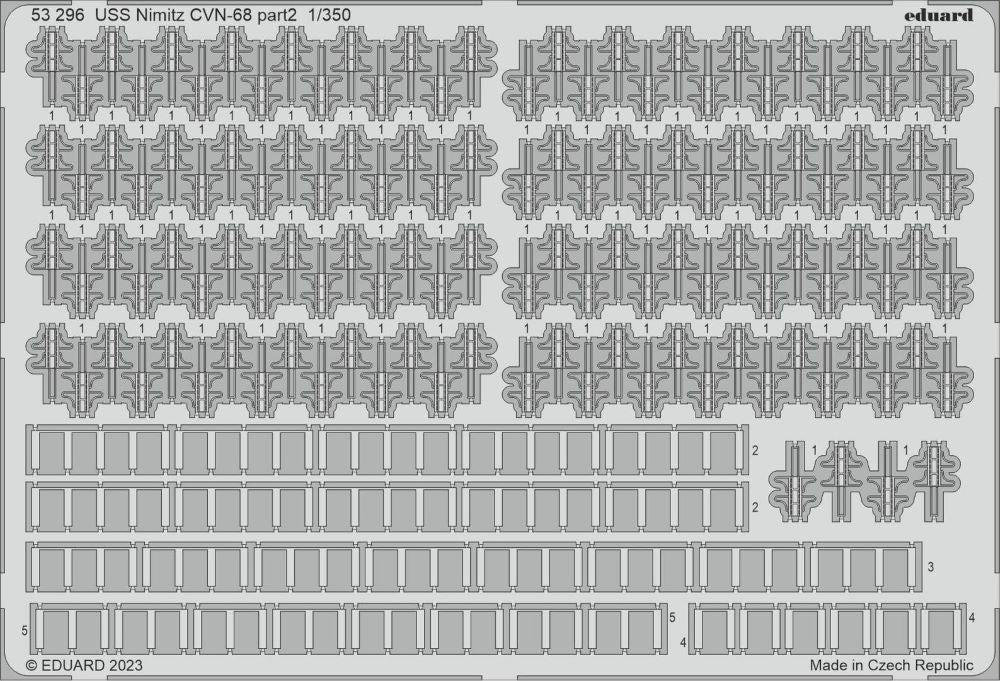 Eduard 53296 1/350 Ship- USS Nimitz CVN68 Part 2 for TSM