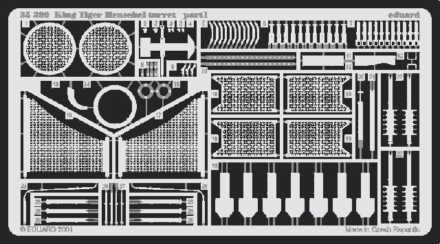 Eduard 35399 1/35 Armor- King Tiger Henschel for TAM