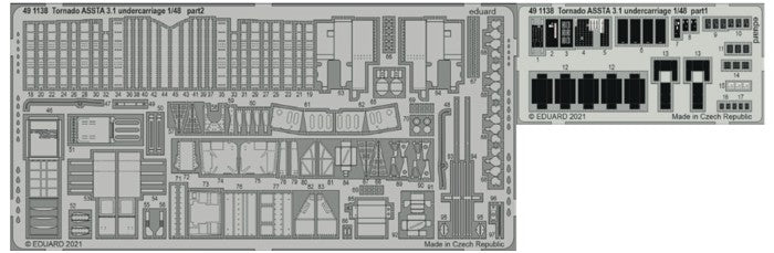 Eduard 491138 1/48 Aircraft- Tornado ASSTA 3.1 Undercarriage for RVL (Painted)