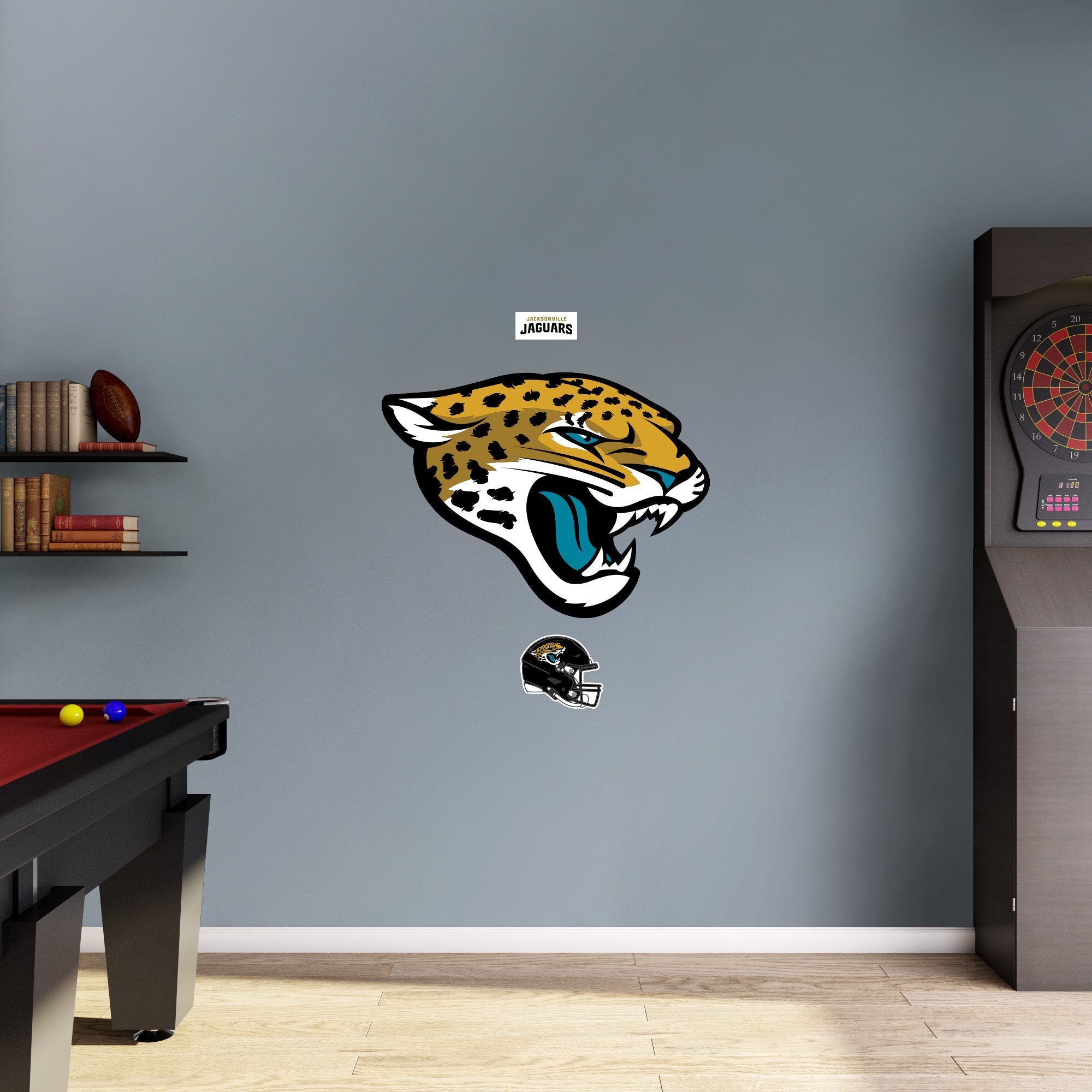 Jacksonville Jaguars - RealBig Logo Collection - Official NFL - Reusable Vinyl Wall Decals