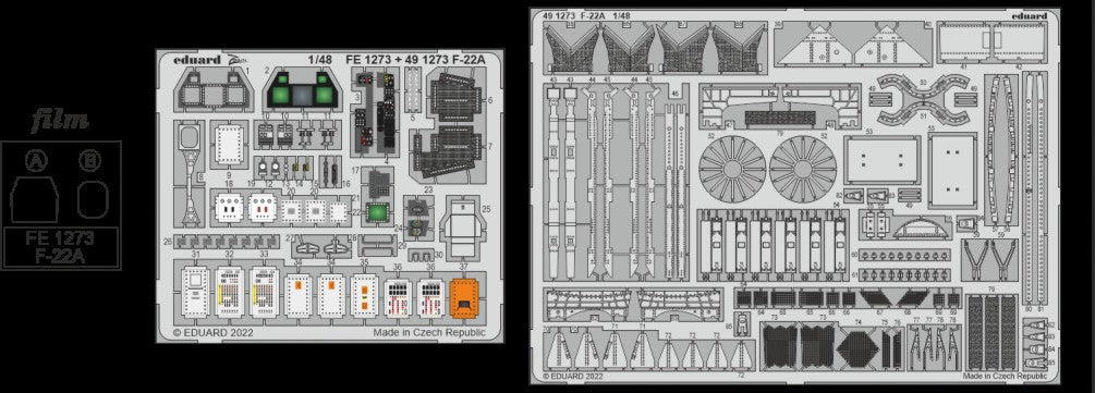 Eduard 491273 1/48 Aircraft- F22A for ILK (Painted)