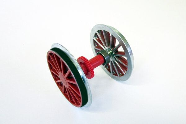 PIKO 36085 G Scale BB Plated Traction Wheelset BR194, Red