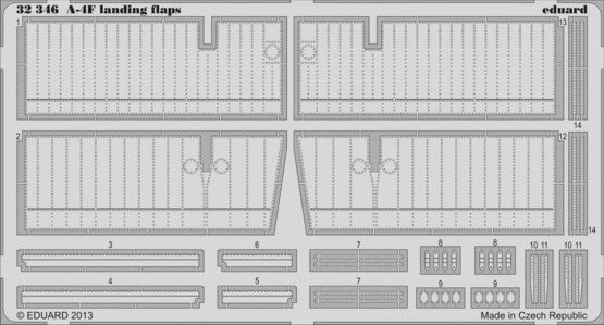 Eduard 32346 1/32 Aircraft- A4F Landing Flaps for TSM