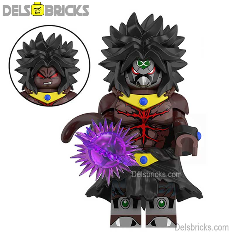 Dark Broly Dragon Ball Z Super Lego Minifigures Best Custom Anime Toys