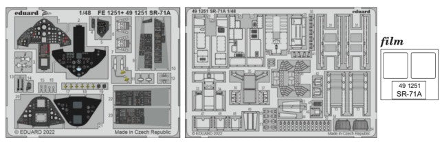 Eduard 491251 1/48 Aircraft- SR71A Interior for RVL (Painted)