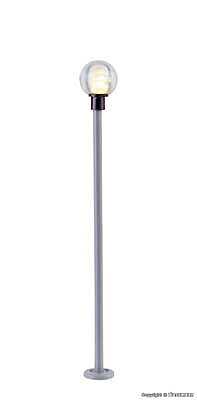 Viessmann 6306 HO Scale Modern Bowl LED Streetlight -- Warm White 2-1/8"  5.4cm Tall