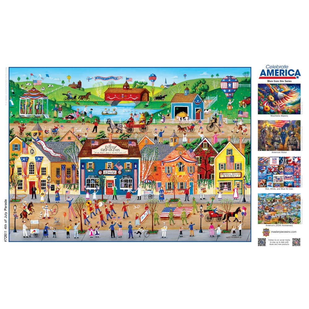 Celebrate America - 4th of July Parade 1000 Piece Jigsaw Puzzle