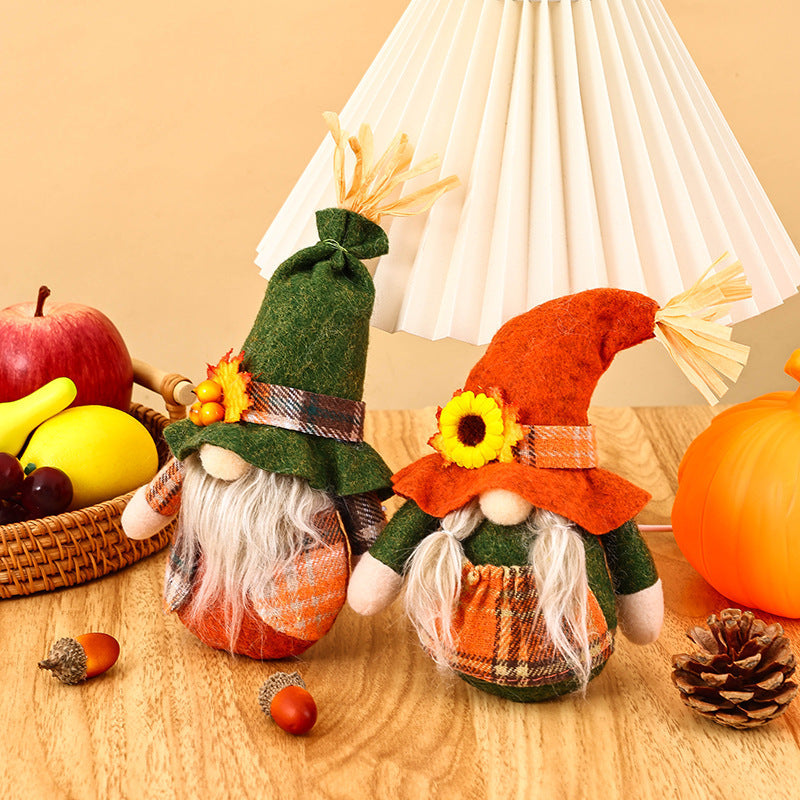 Thanksgiving Gnome Doll – Small Harvest Festival Decoration