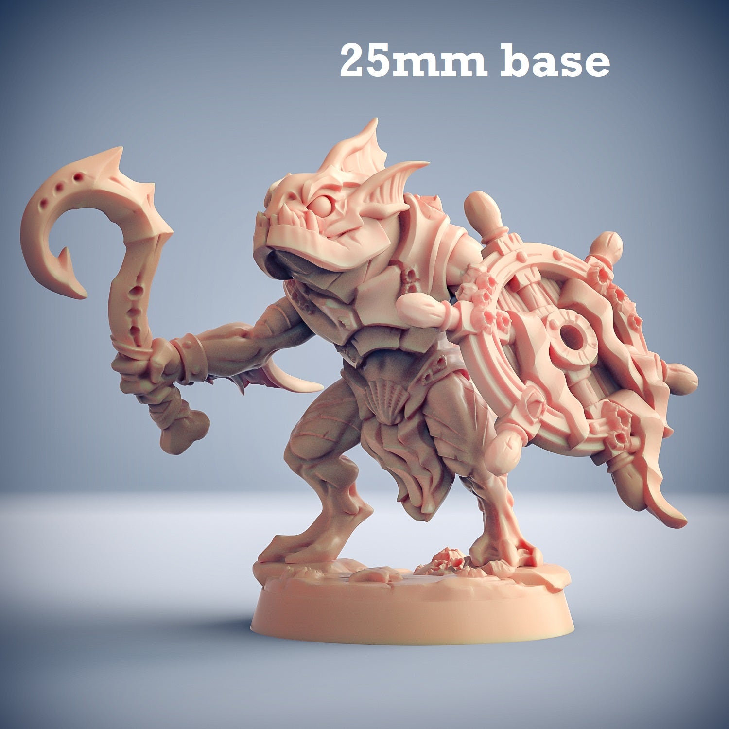 Death-Tide Jurakin: Sculpt D (Male Merfolk Warrior)