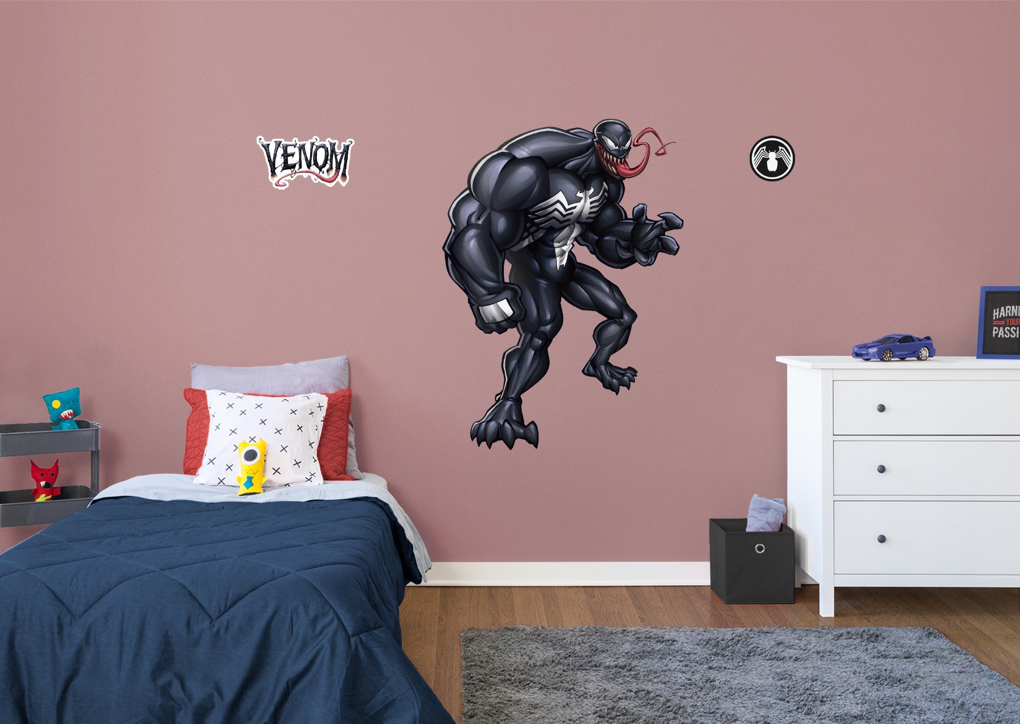 Venom: Venom Retro RealBig - Officially Licensed Marvel Removable Adhesive Decal