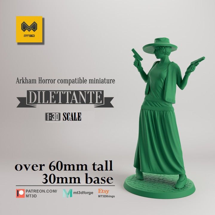 Arkham Compatible Investigator: The Dilettante (Jenny Barnes)