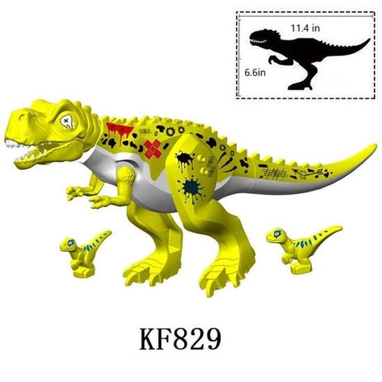 Dino with babies