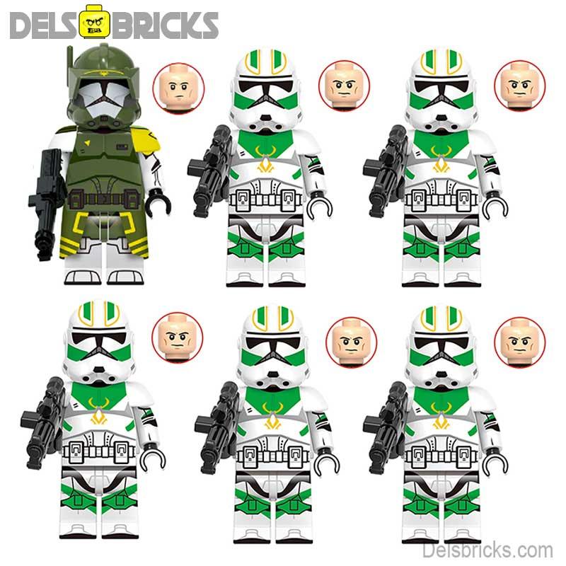 Dooms's Unit Horn Company Set of 6 Lego Star Wars Minifigures custom toys