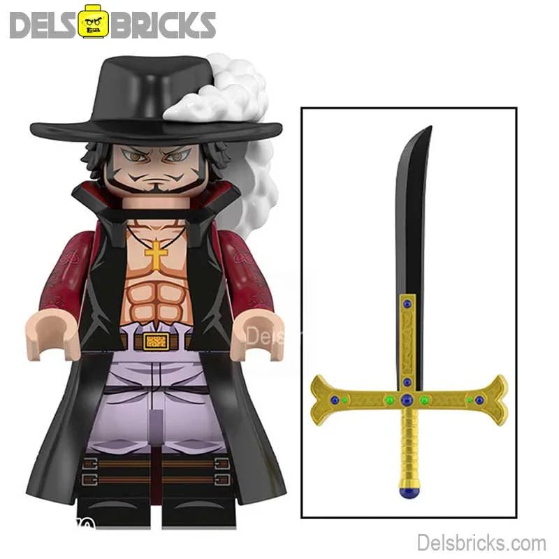Dracule Mihawk from ONE PIECE Anime Lego Minifigures custom toys 1