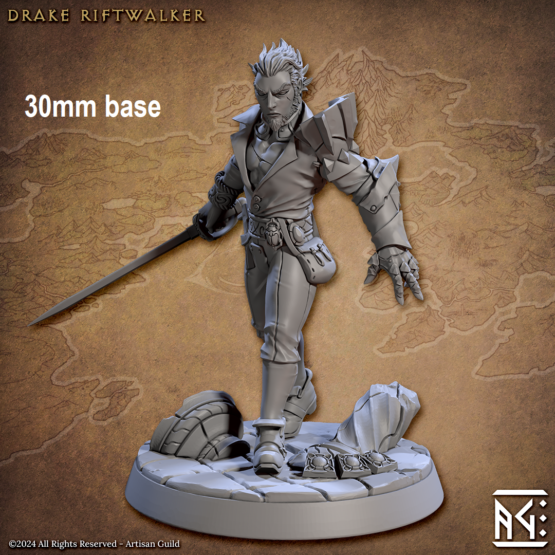 Drake Riftwalker (Male Human Rogue)