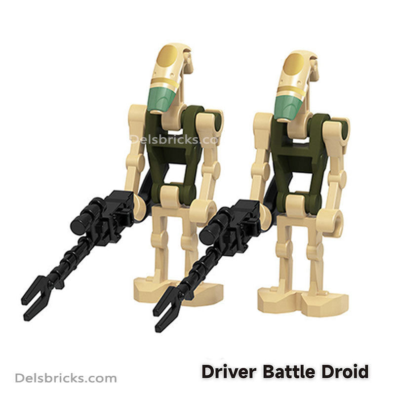 Battle Droids & IG-88 4 pack Lego Star Wars Minifigures Custom Toys